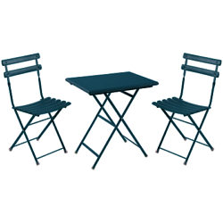 EMU Arc En Ciel 2 Seater Outdoor Bistro Set Sky